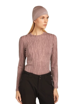 Czapka termoaktywna unisex Icebreaker Merino 200 Oasis Beanie pudrowo różowa