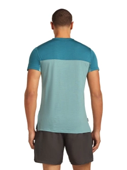 Koszulka termoaktywna z krótkim rękawem Icebreaker 125 Cool-Lite Sphere III SS Tee Colour niebieska 