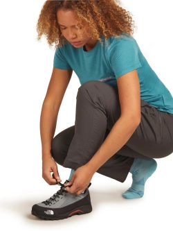 Skarpety damskie Icebreaker Merino Lifestyle Ultralight Crew Camp Essentialskremowe