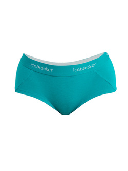 Bokserki damskie Icebreaker Sprite Hot zielone
