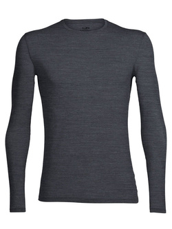 Koszulka Icebreaker Anatomica LS Crewe szara