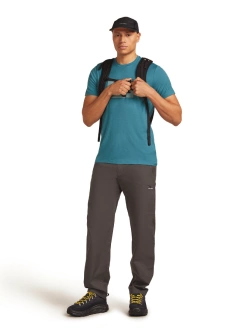 Koszulka termoaktywna z krótkim rękawem Icebreaker Merino 150 Tech Lite SS Tee In The Wild niebieska
