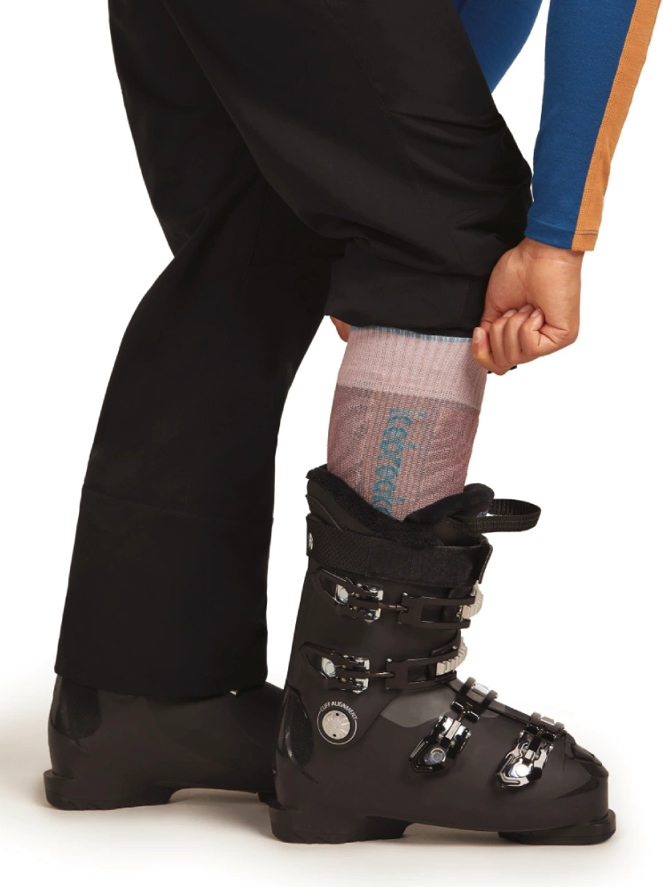 Skarpety damskie Icebreaker Merino Blend Ski+ Light OTC Mountain Contour różowo-niebieskie