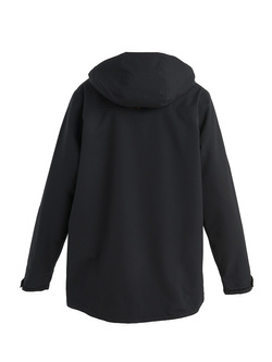 Kurtka damska Icebreaker Merino Shell Peak Hooded czarna