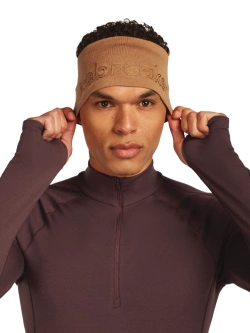 Opaska Icebreaker Merino 200 Oasis Headband Flock Forms AOP jasnopomarańczowy