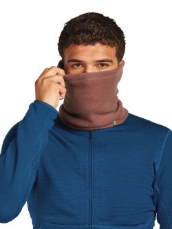 Komin Icebreaker Merino Blend 800 RealFleece™ Classic Pile Chute brązowy