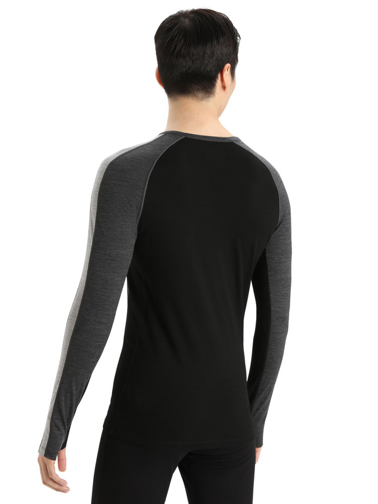 Koszulka Icebreaker ZoneKnit 200 LS Crewe czarna