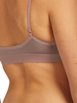 Biustonosz Icebreaker Merino 150 Siren Inserts pudrowo różowy