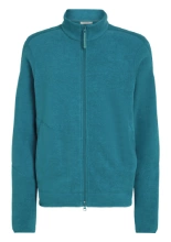 Bluza termoaktywna z zamkiem Icebreaker Merino Blend 800 RealFleece Classic Pile LS Zip niebieski