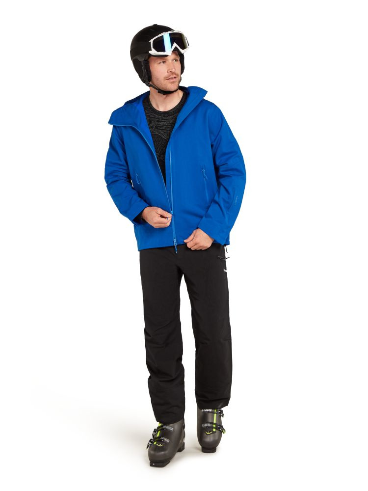 Koszulka termiczna z długim rękawem Icebreaker Merino 260 Vertex Snow Guide niebieska