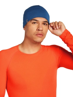 Czapka Icebreaker Pocket Hat niebiesko-bordowa