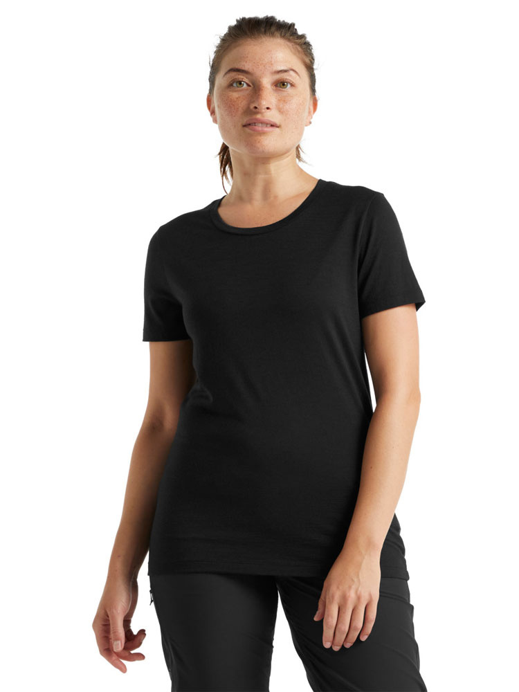 Koszulka damska Icebreaker Tech Lite II czarna