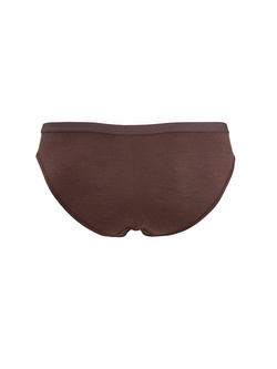 Figi damskie Icebreaker Siren Bikini brązowe