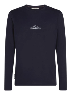 Koszulka termoaktywna z długim rękawem Icebreaker Merino 150 Tech Lite LS Tee Road To Cook granatowa