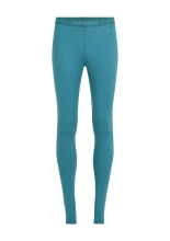 Legginsy termoaktywne damskie Icebreaker 200 Oasis niebieskie