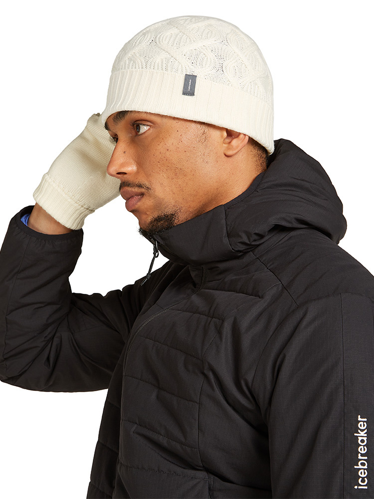 Czapka Icebreaker Merino Cable Knit biała