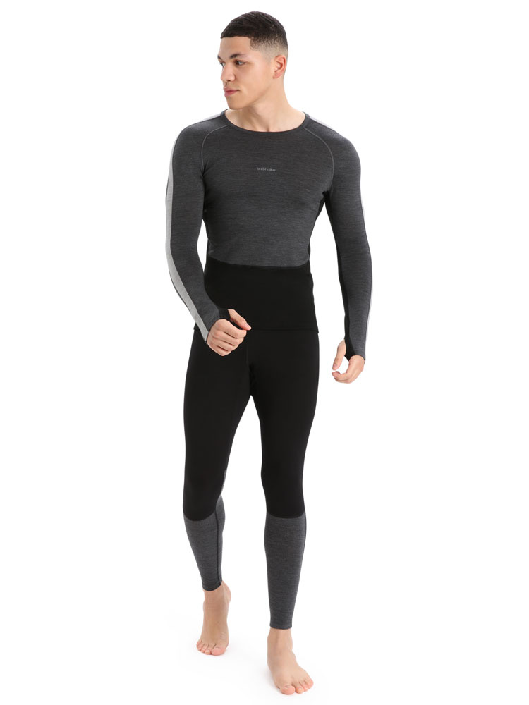 Koszulka Icebreaker ZoneKnit 200 LS Crewe czarna