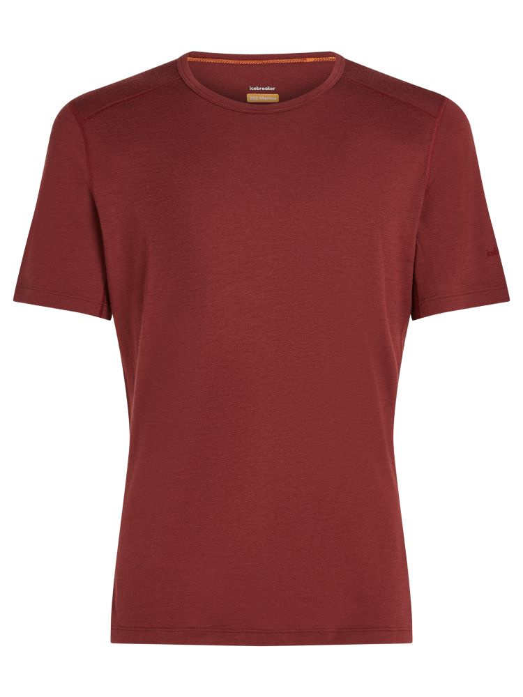 Koszulka termiczna Icebreaker 200 Oasis SS Crewe bordowa