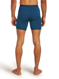 Bokserki termoaktywne z dłuższymi nogawkami Icebreaker Anatomica ciemnoniebieskie