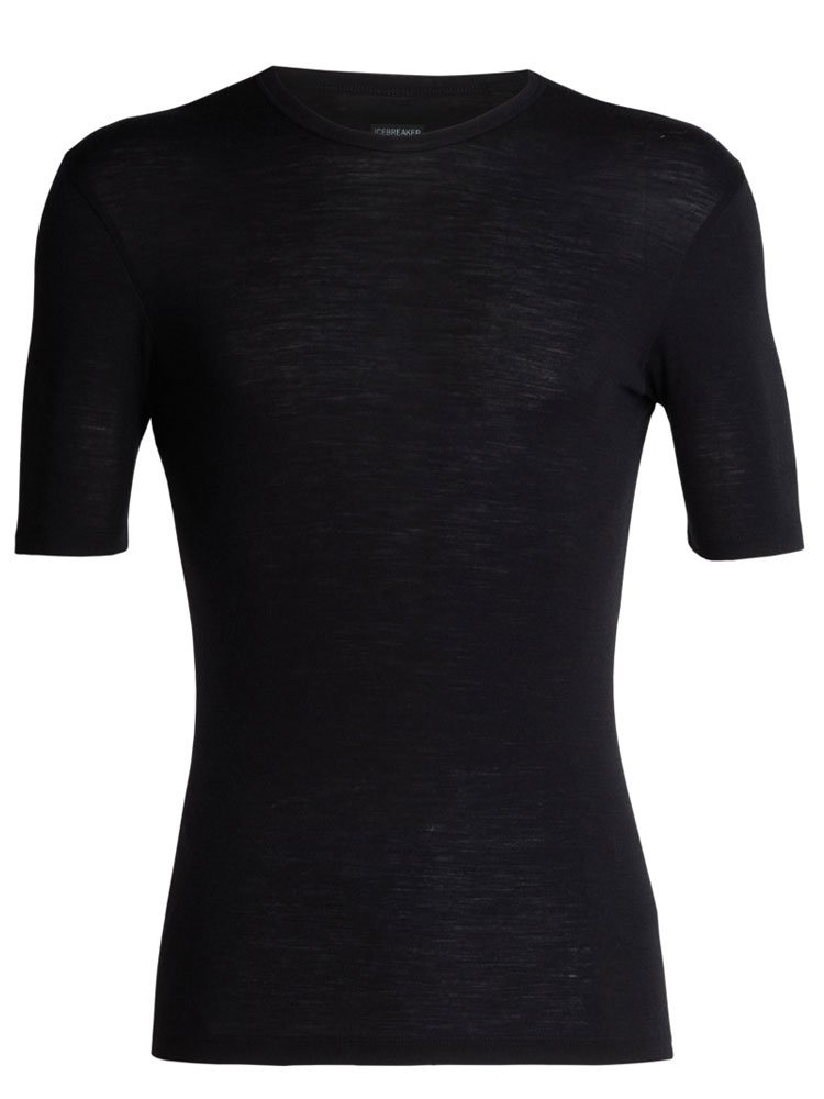 Koszulka Icebreaker 175 Everyday SS Crewe czarna