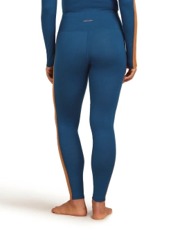 Legginsy termiczne damskie Icebreaker Merino 200 Oasis+, ciemnoniebieskie