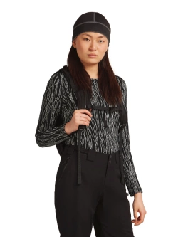 Czapka Icebreaker Merino 260 Waffle Knit Wander Reversible Beanie szaro-czarna