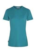 Koszulka termoaktywna damska Icebreaker 150 Tech Lite III SS Tee niebieska
