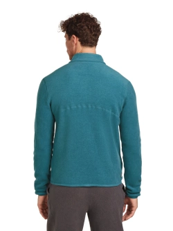Bluza termoaktywna z zamkiem Icebreaker Merino Blend 800 RealFleece Classic Pile LS Zip niebieski