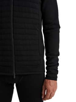Bluza Icebreaker ZoneKnit LS Zip Hoodie czarna