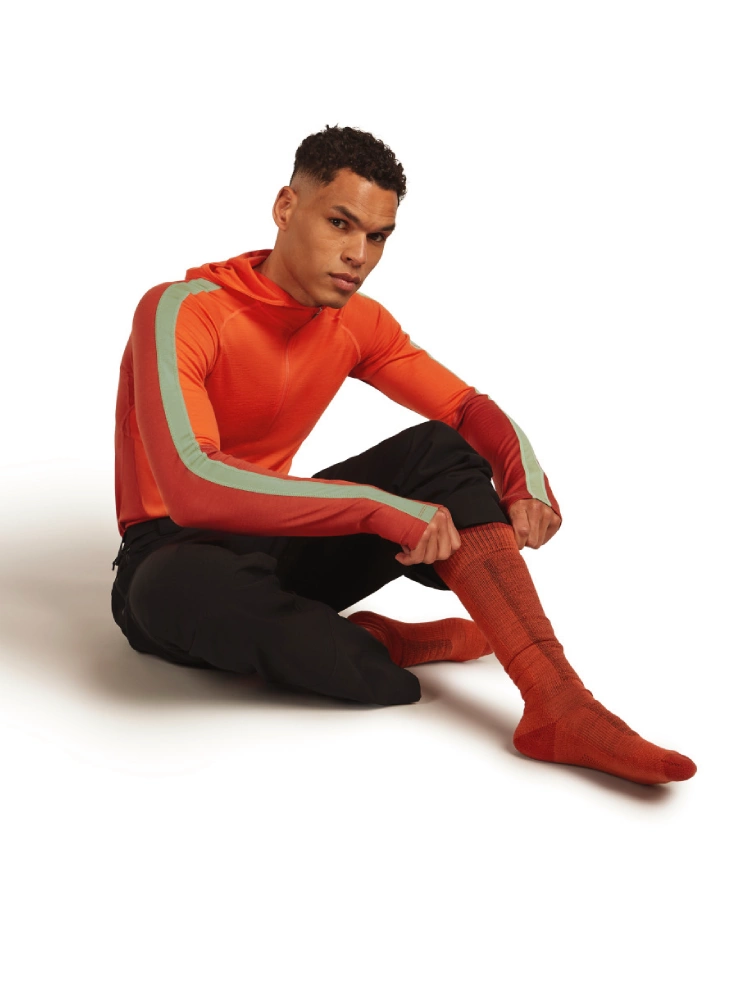 Skarpety Icebreaker Ski+ Medium OTC pomarańczowo-czerwone