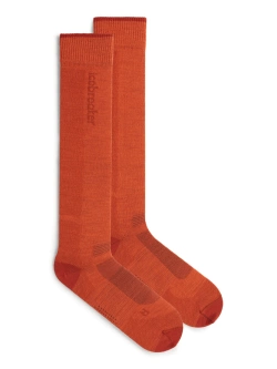 Skarpety Icebreaker Ski+ Ultralight OTC pomarańczowo-czerwone