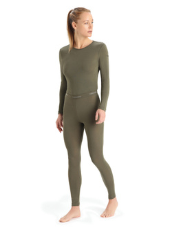 Legginsy damskie Icebreaker 175 Everyday zielone