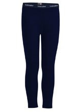 Legginsy termiczne dziecięce Icebreaker 260 Tech z długą nogawką, granatowe