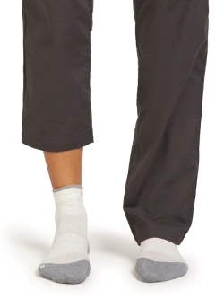 Skarpety termoaktywne damskie Icebreaker Merino Hike+ Light Mini biało-szare