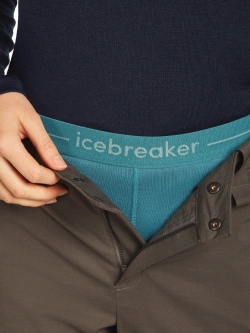 Legginsy termoaktywne damskie Icebreaker 200 Oasis niebieskie