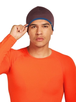 Czapka Icebreaker Pocket Hat niebiesko-bordowa