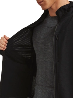 Bluza termoaktywna z kapturem Icebreaker Merino Blend 300 RealFleece Descender LS Zip Hoodie szara