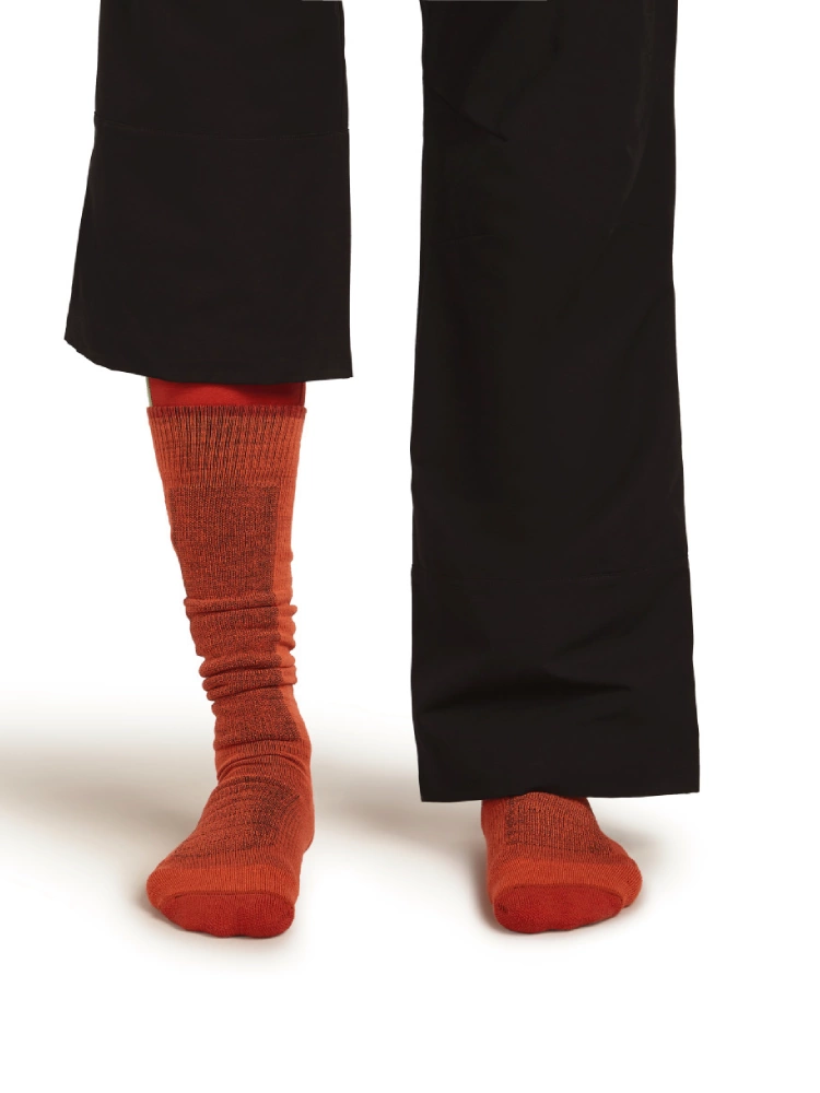 Skarpety Icebreaker Ski+ Medium OTC pomarańczowo-czerwone