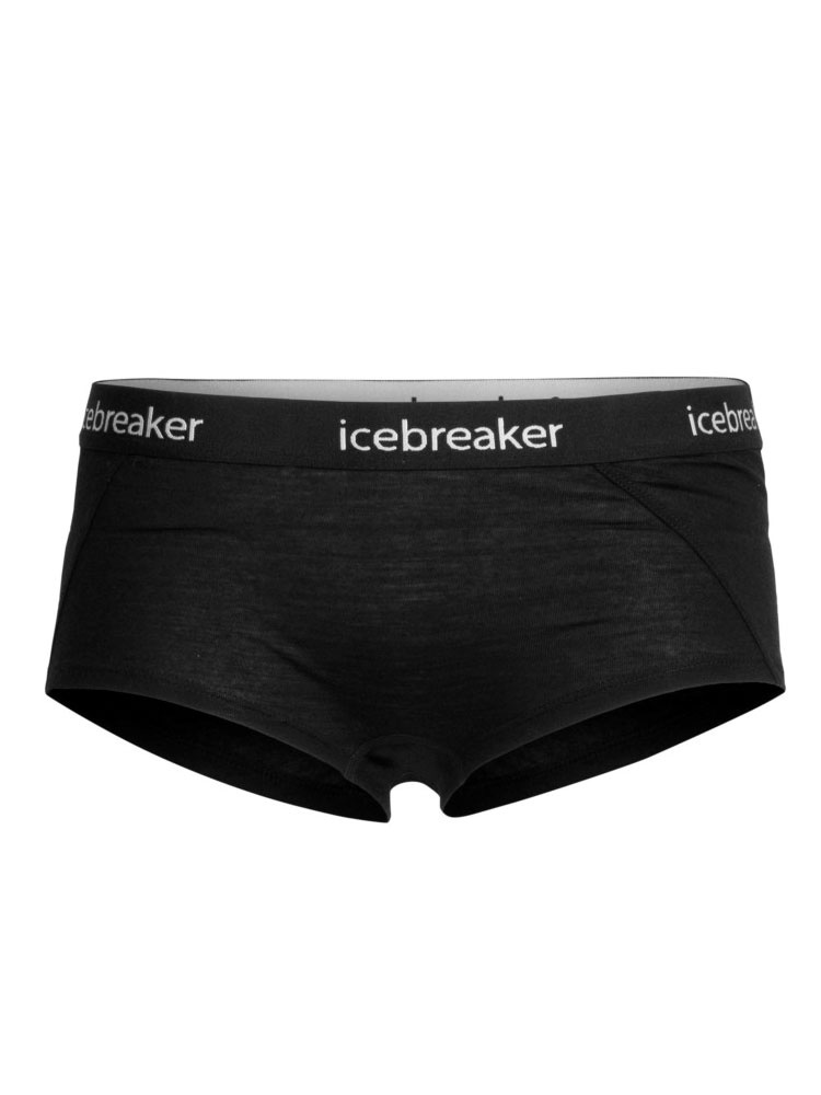 Bokserki damskie Icebreaker Sprite Hot czarne