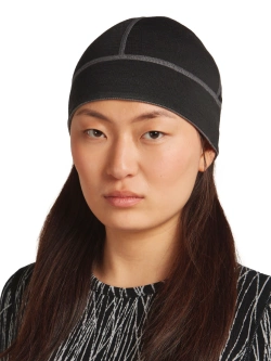 Czapka Icebreaker Merino 260 Waffle Knit Wander Reversible Beanie szaro-czarna