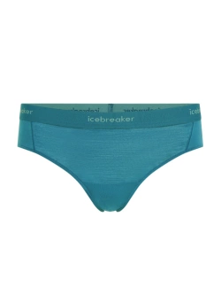 Majtki hipster damskie Icebreaker Merino 125 Cool-Lite™ Sprite Hipster niebieskie