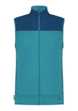 Kamizelka termoaktywna Icebreaker Merino Blend 300 RealFleece Descender Vest niebieska