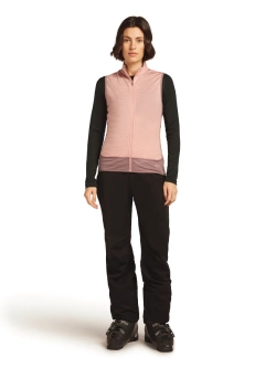Kamizelka termoaktywna damska Icebreaker Merino Blend 300 RealFleece Descender Vest różowa