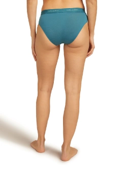 Majtki hipster damskie Icebreaker Merino 125 Cool-Lite™ Sprite Hipster niebieskie
