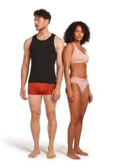 Bokserki termoaktywne Icebreaker Merino 125 Cool-Lite Anatomica Trunks czerwone