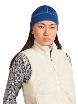 Czapka Icebreaker Merino 260 Waffle Knit Wander Reversible Beanie niebieska