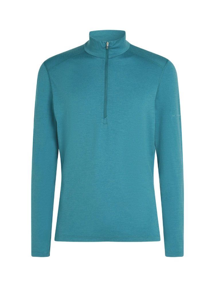 Koszulka termiczna z zamkiem do połowy Icebreaker 200 Oasis niebieska