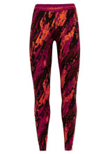 Legginsy damskie Icebreaker 250 Vertex Leggings Sedimentary bordowo-czarne