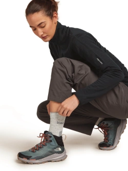 Skarpety termoaktywne damskie Icebreaker Merino Hike+ Light Crew szare