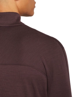 Bluza termoaktywna z zamkiem do połowy Icebreaker 360 RealFleece Elemental bordowa
